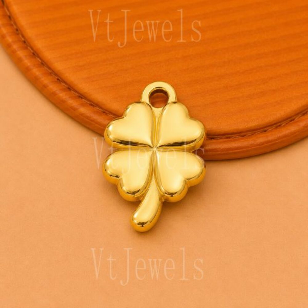 925 Sterling Silver Four Leaf Clover Pendant