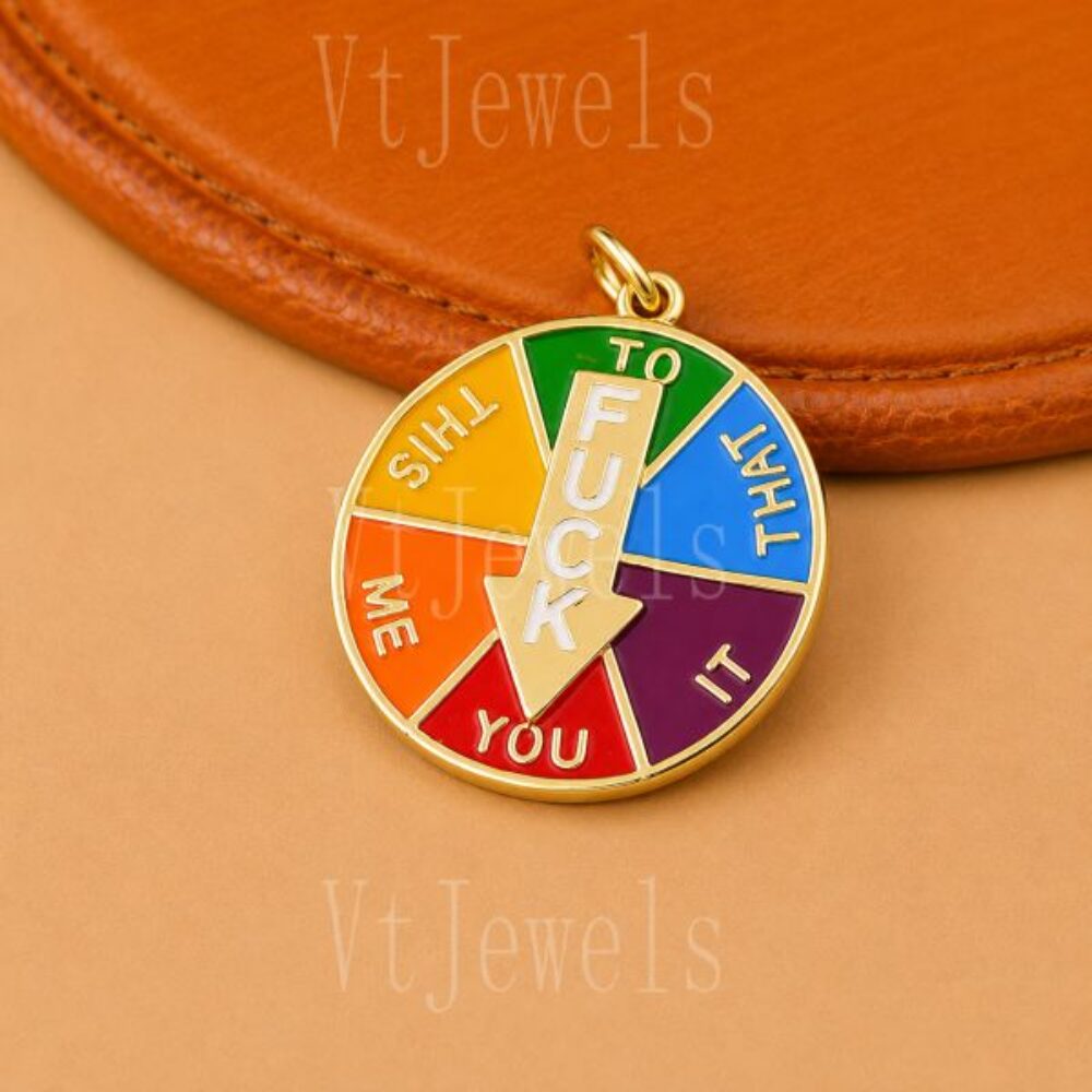 925 Sterling Silver Love Spinner Pendant