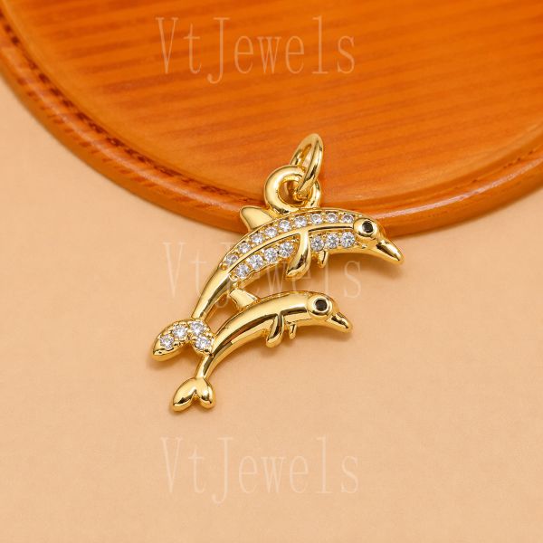925 Sterling Silver Dolphin Pendant