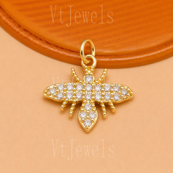 925 Sterling Silver Bee Pendant