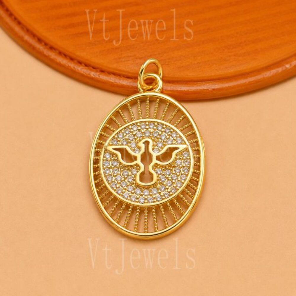 925 Sterling Silver Holy Spirit Dove Pendant