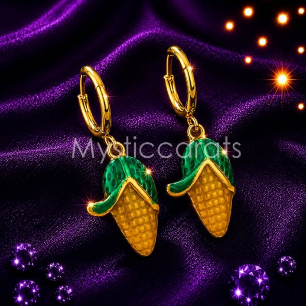925 sterling silver Corn Hoop Earrings