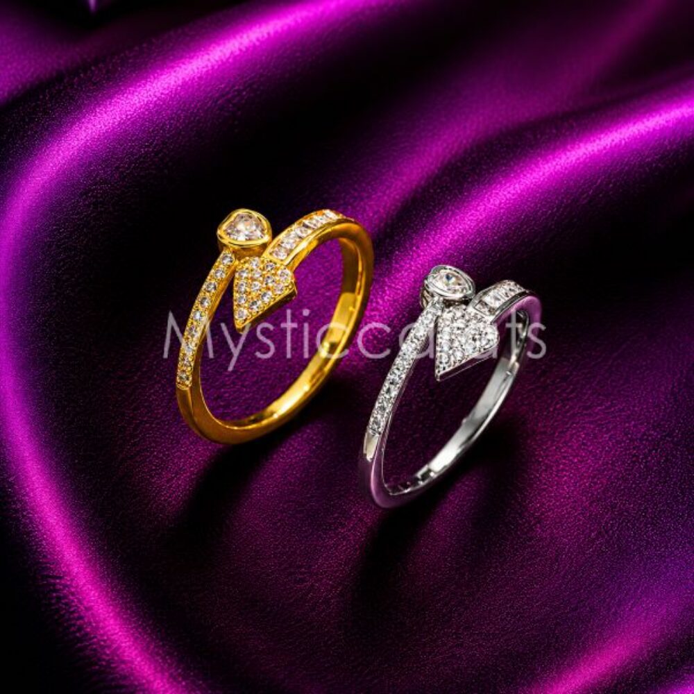 One Pcs 925 sterling silver Pear Cut Solitaire Ring