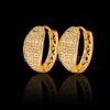 925 sterling silver Gold Hoop Earrings