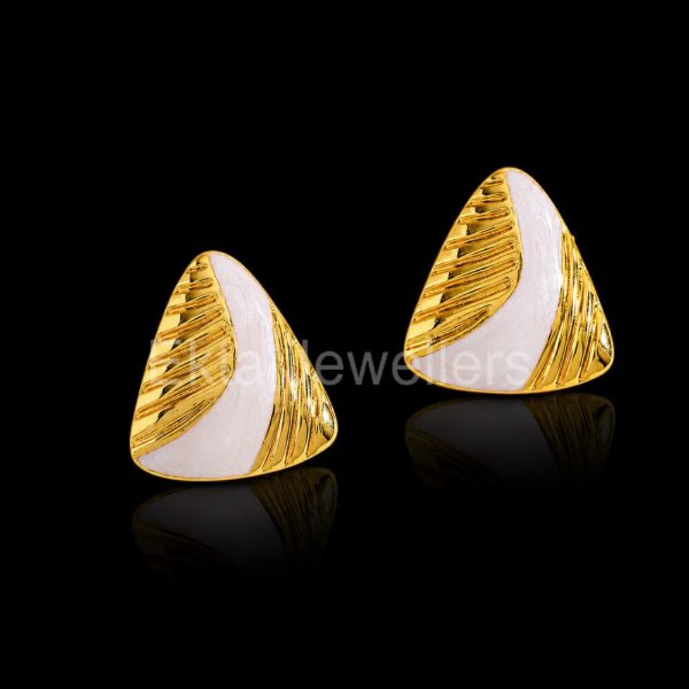 925 sterling silver Triangle Stud Earrings