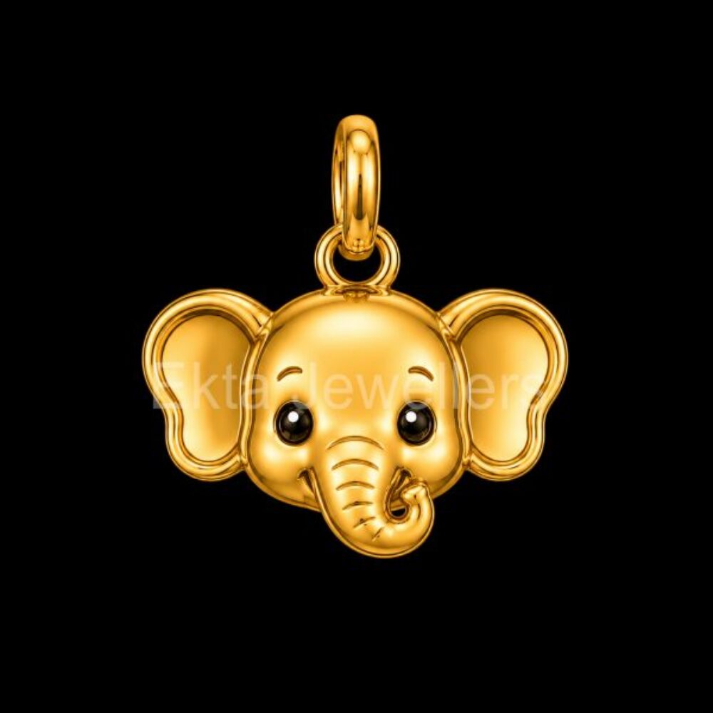 Baby Elephant 925 Sterling Silver Pendant