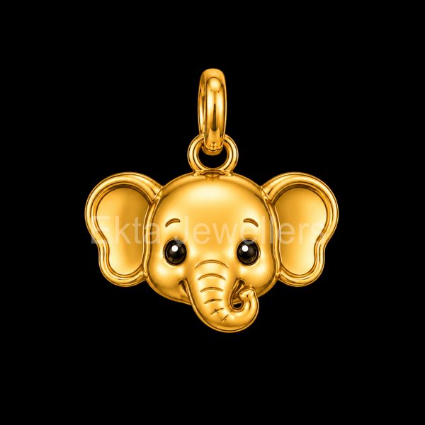 Baby Elephant 925 Sterling Silver Pendant