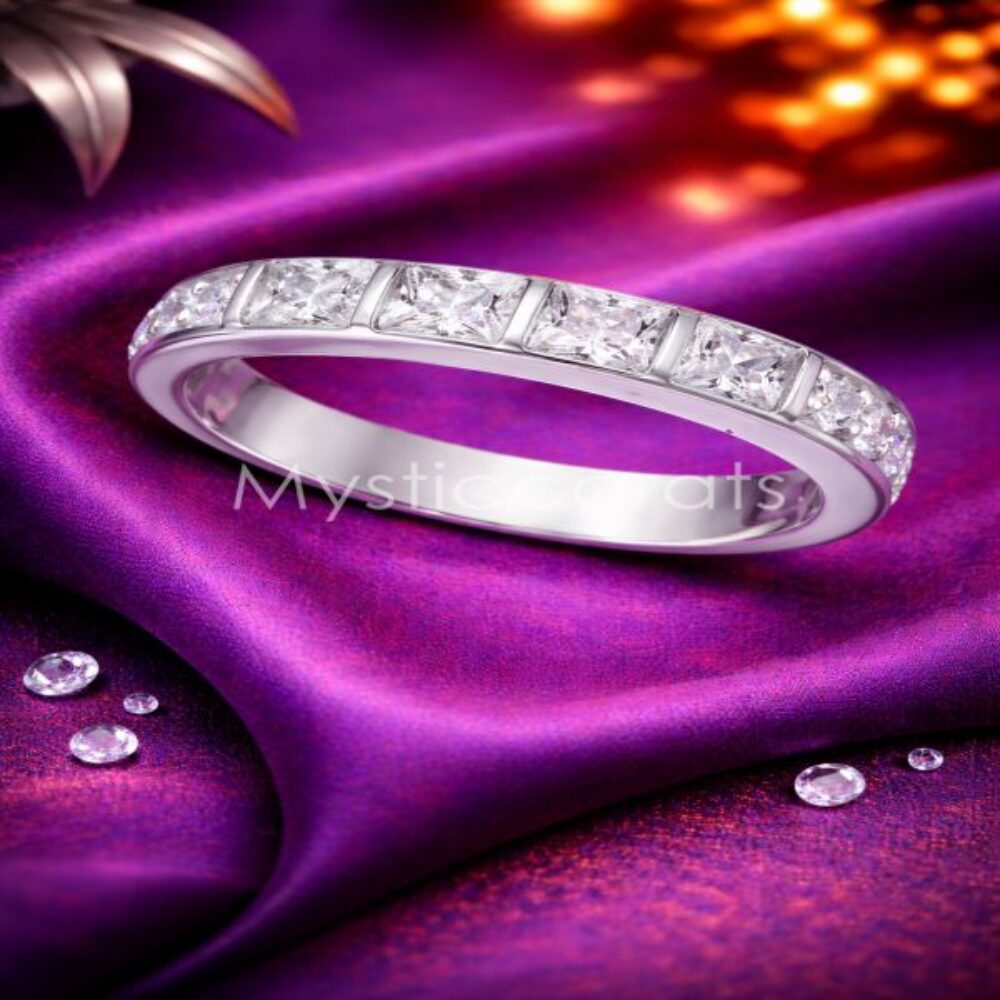 925 Sterling Silver Channel Band