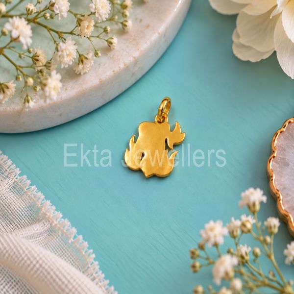 Hebrew Chai on Fire 925 Sterling Silver Pendant - Image 4