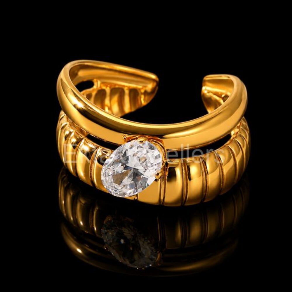 925 Sterling Silver Adjustable Ring
