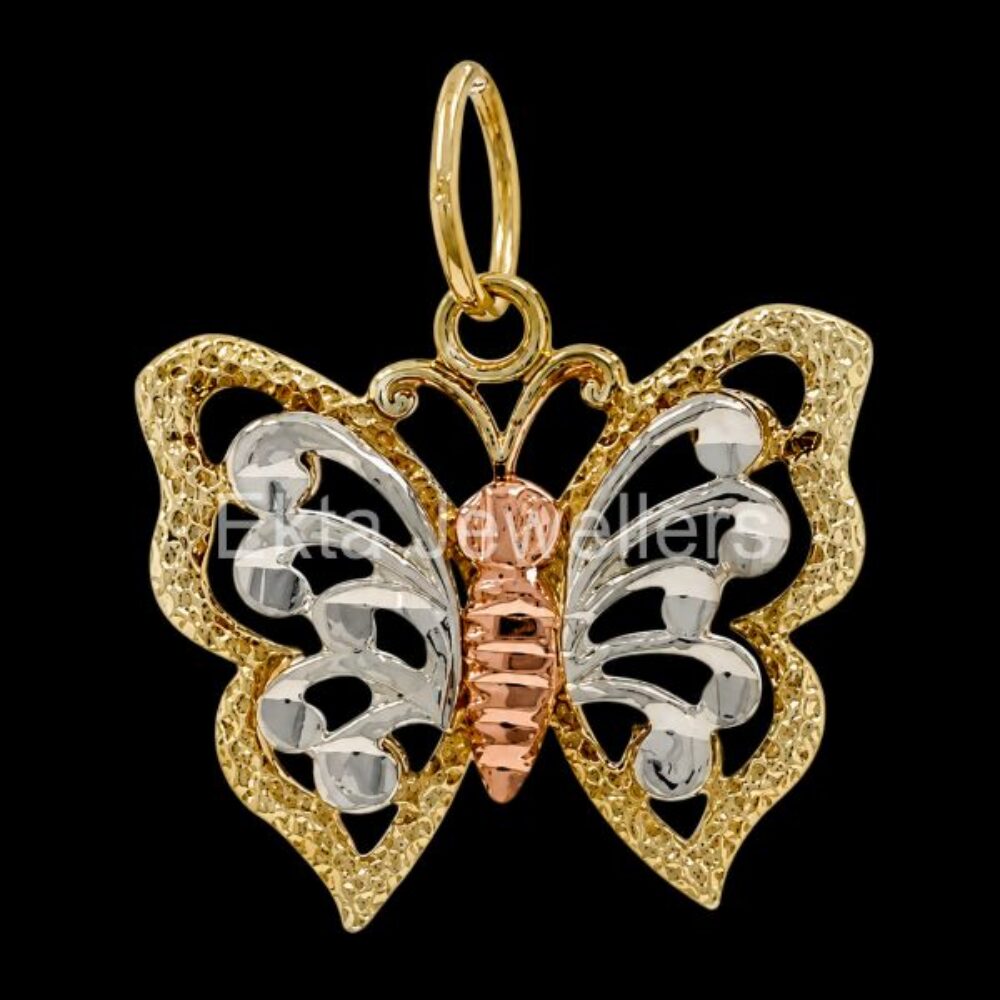 925 Sterling Silver Butterfly Pendant