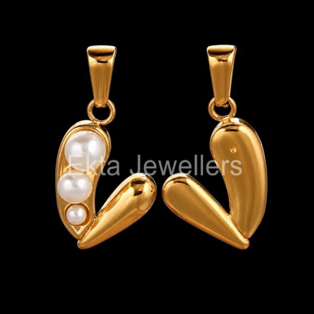 925 Sterling Silver Pearl Heart Pendant