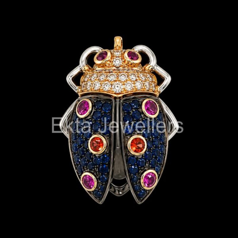 925 Sterling Silver Ladybug Pendant