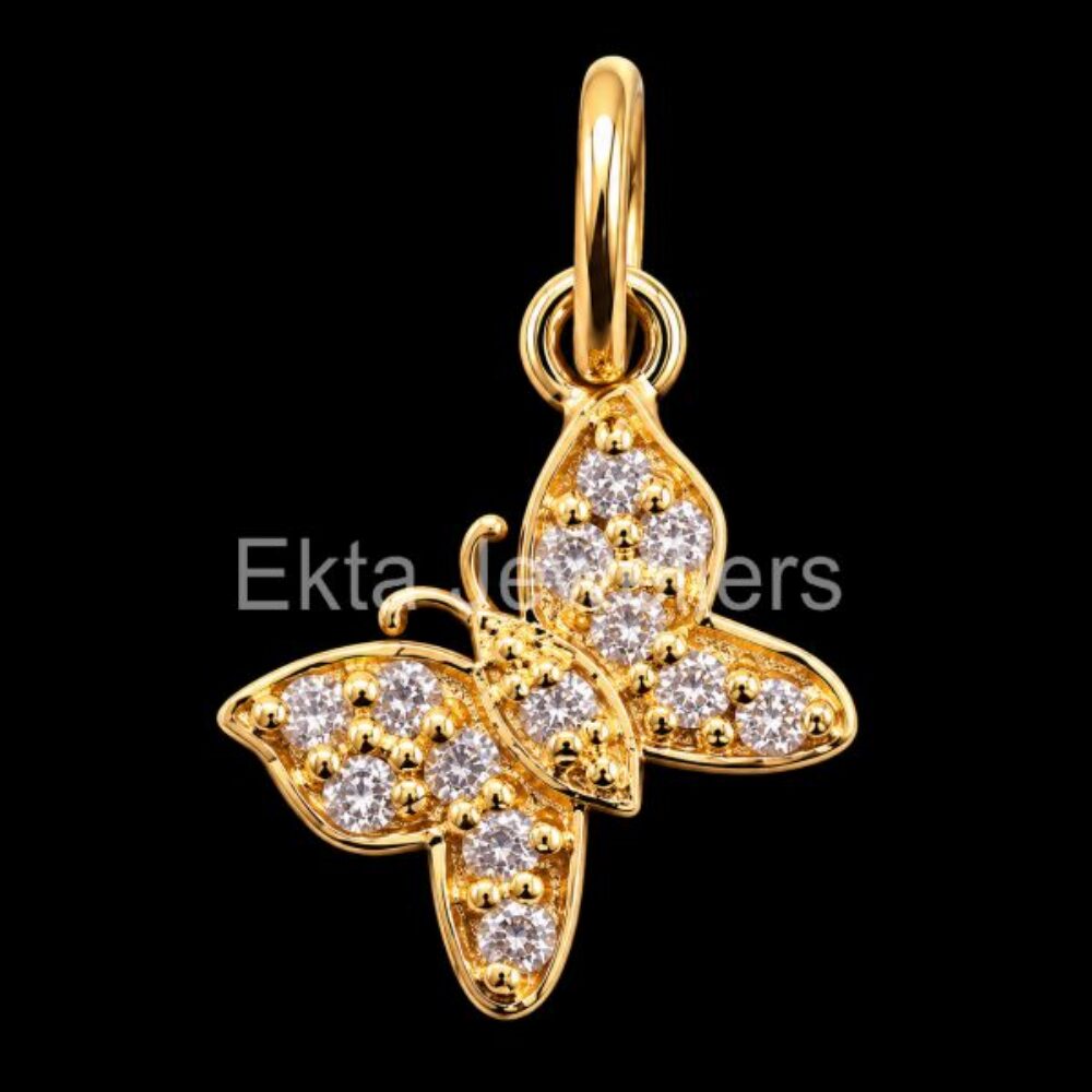 925 Sterling Silver Butterfly Pendant