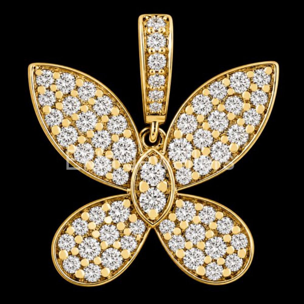 925 Sterling Silver Butterfly Charm