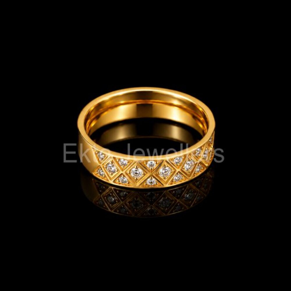 925 Sterling Silver Geometric Band Ring