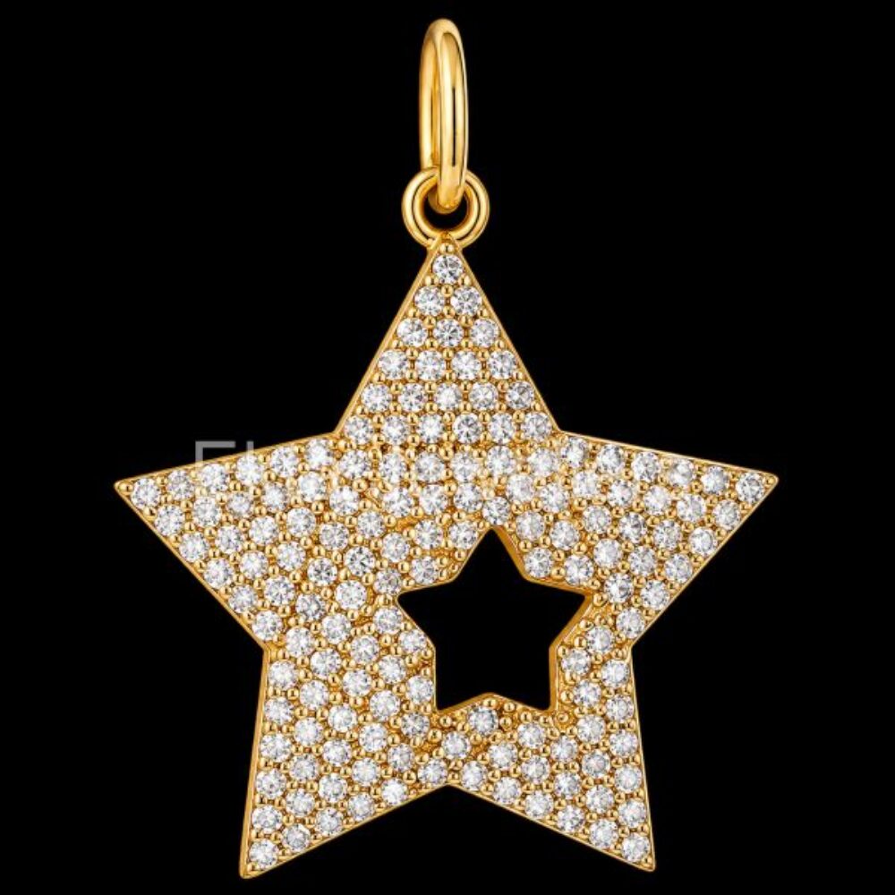 925 Sterling Silver Star Pendant