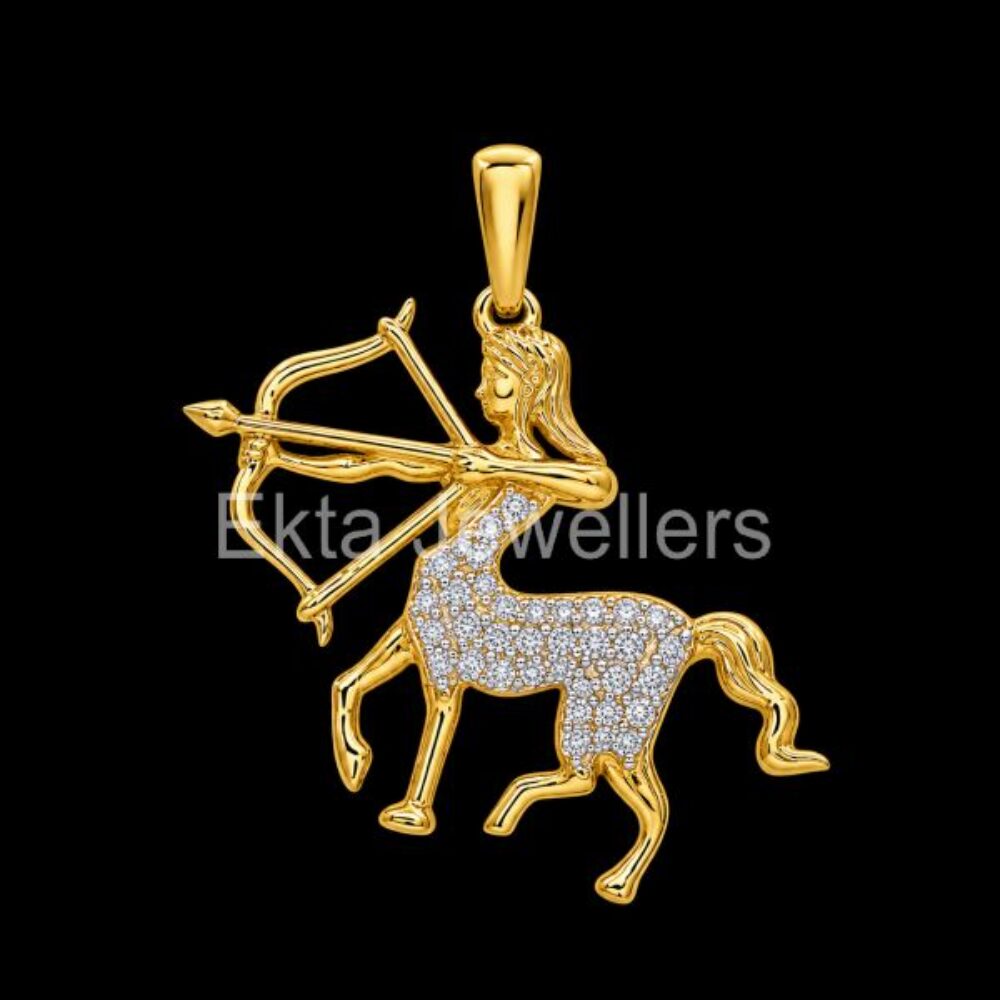 925 Sterling Silver Sagittarius Pendant