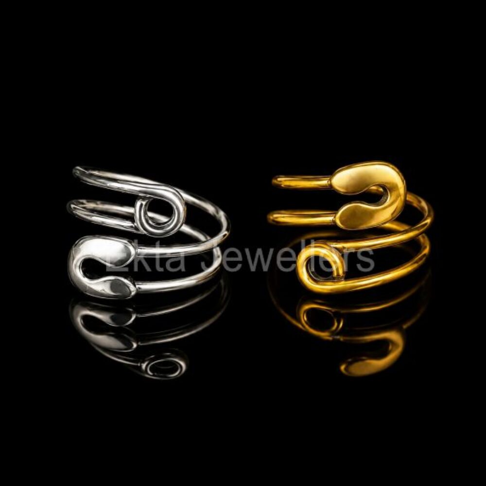 One Pce 925 Sterling Silver Snake Wrap Ring