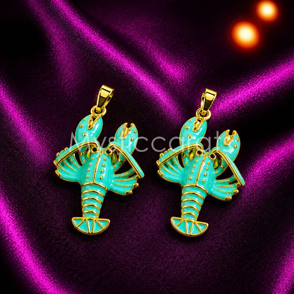 925 Sterling Silver Lobster Pendant
