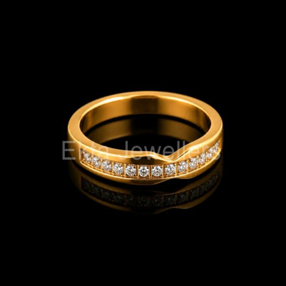 Elegant Channel Set Band Ring