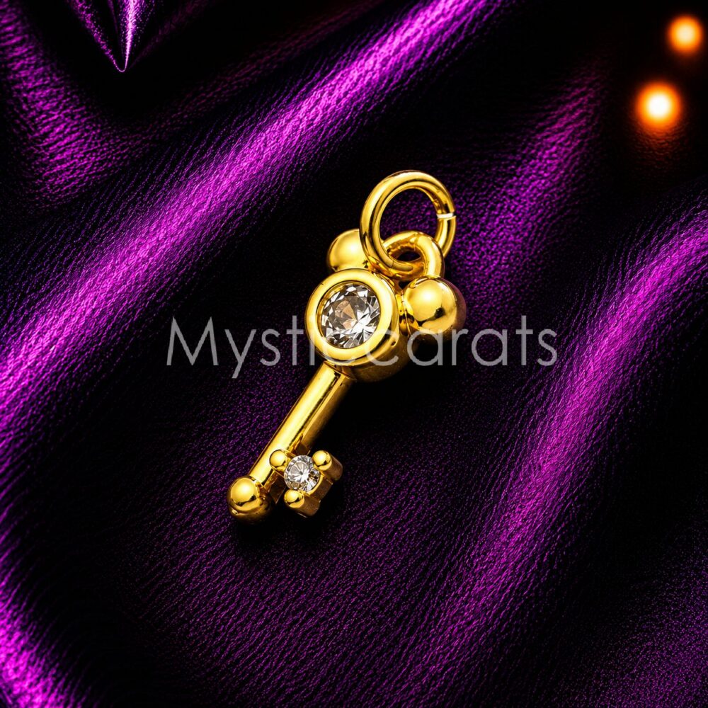 925 Sterling Silver Key Pendant