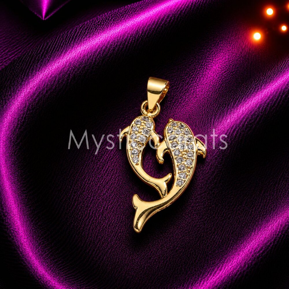 925 Sterling Silver Koi Fish Pendant