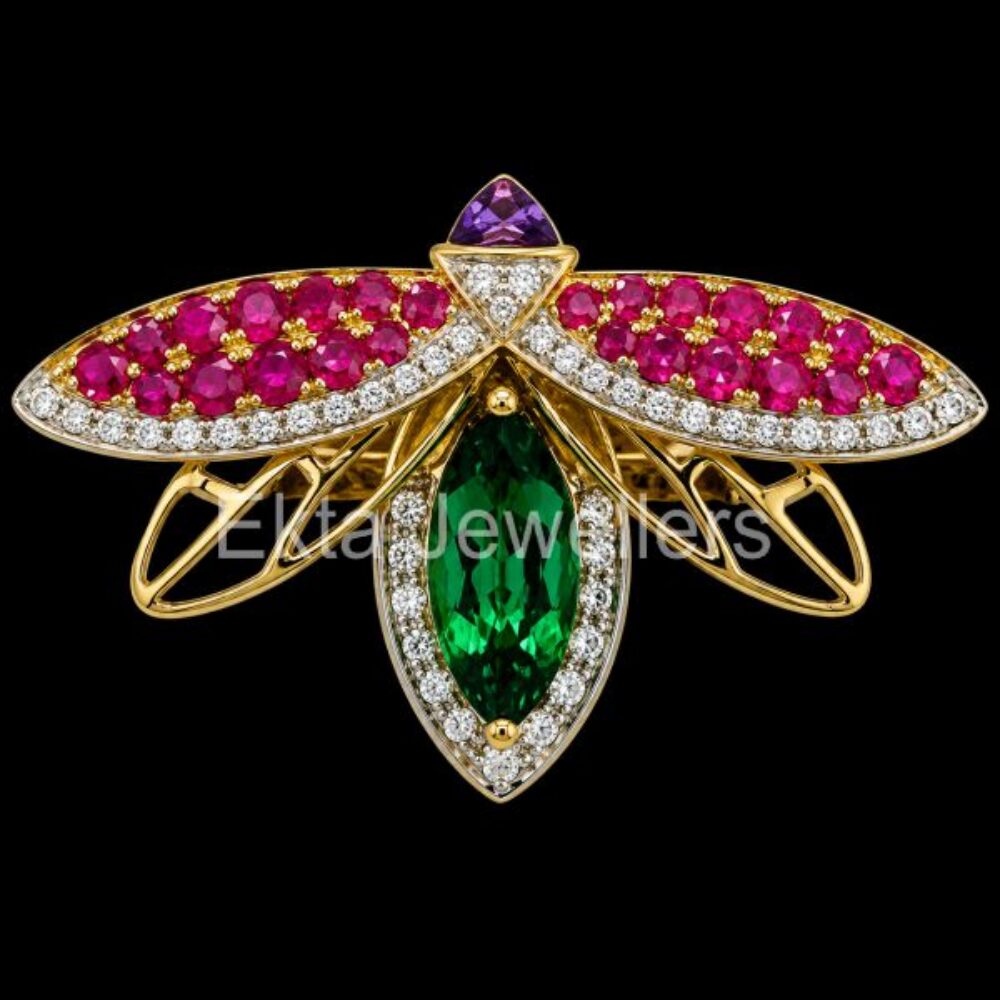 925 Sterling Silver Bee Ring