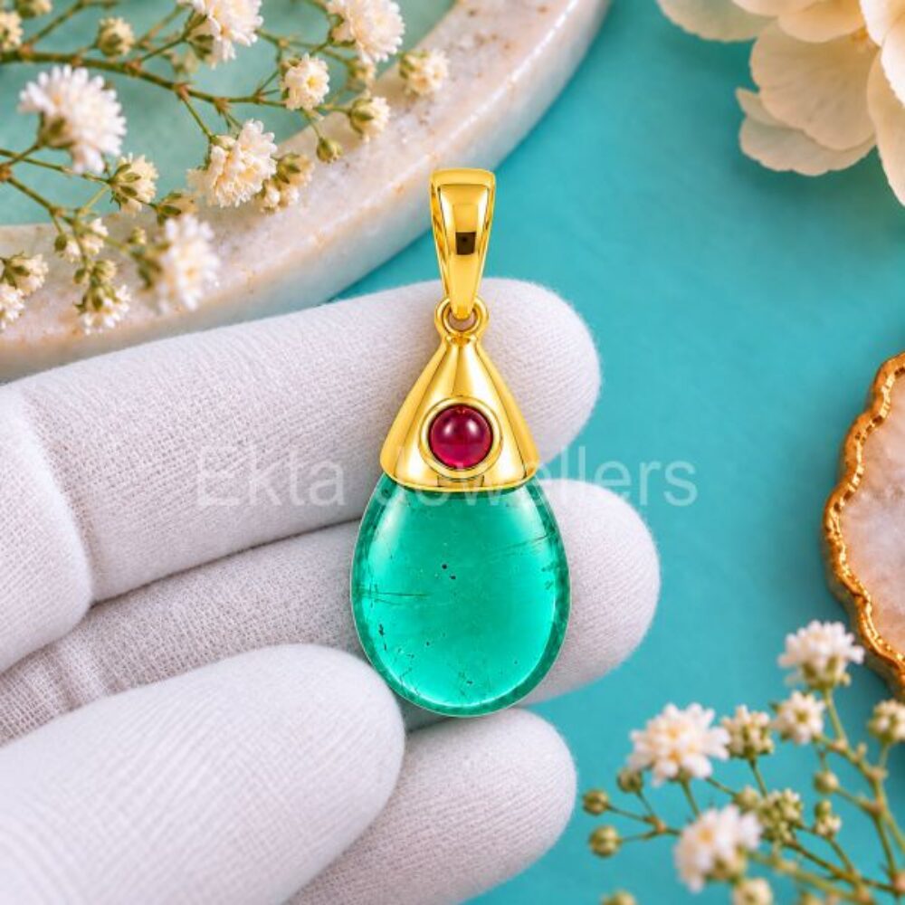 925 Sterling Silver Turquoise Teardrop Pendant