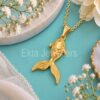 925 Sterling Silver Koi Fish Pendant