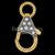 925 Sterling Silver Carabiner Charm Lock