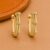 925 Sterling Silver Gold Hoop Earrings