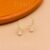 925 Sterling Silver Crescent Moon Drop Earrings