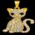 925 Sterling Silver Cat Pendant
