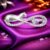 Cat Infinity 925 Sterling Silver Statement Ring