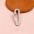 925 Sterling Silver Micro Pave diamond Safety Pin Finding