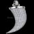 925 Sterling Silver Horn Pendant