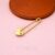 925 Sterling Silver Gold Plated Heart Safety Pin Finding