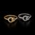 925 Sterling Silver Interlocking Circle Ring