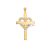 Cross with Diamond Heart Pendant Necklace Pave Diamond, designer handmade Pendant 925 Sterling Silver 14k Yellow Gold Micron Plating Pendant