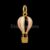 925 Sterling Silver Hot Air Balloon Pendant
