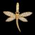 925 Sterling Silver Dragonfly Pendant