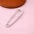 925 Sterling Silver Polished Safety Pin Finding