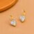 925 Sterling Silver Heart Hoop Earrings