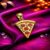 925 Sterling Silver Pizza Slice Pendant