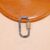 Pave Diamond Carabiner Lock, Two-Tone 925 Sterling Silver Screw Gate Clasp