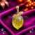 925 Sterling Silver Gold Plated Lemon Fruit Pendant