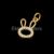 925 Sterling Silver Bunny Charm Pendant