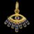 925 Sterling Silver Evil Eye Pendant