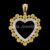 925 Sterling Silver Open Heart Pendant